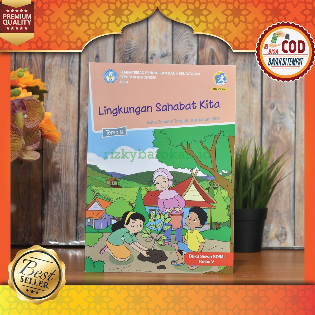 Jual Buku Pelajaran Siswa Sd Mi Kelas 5 V Tema 8 Lingkungan Sahabat Kita Semester 2 Tematik 9820