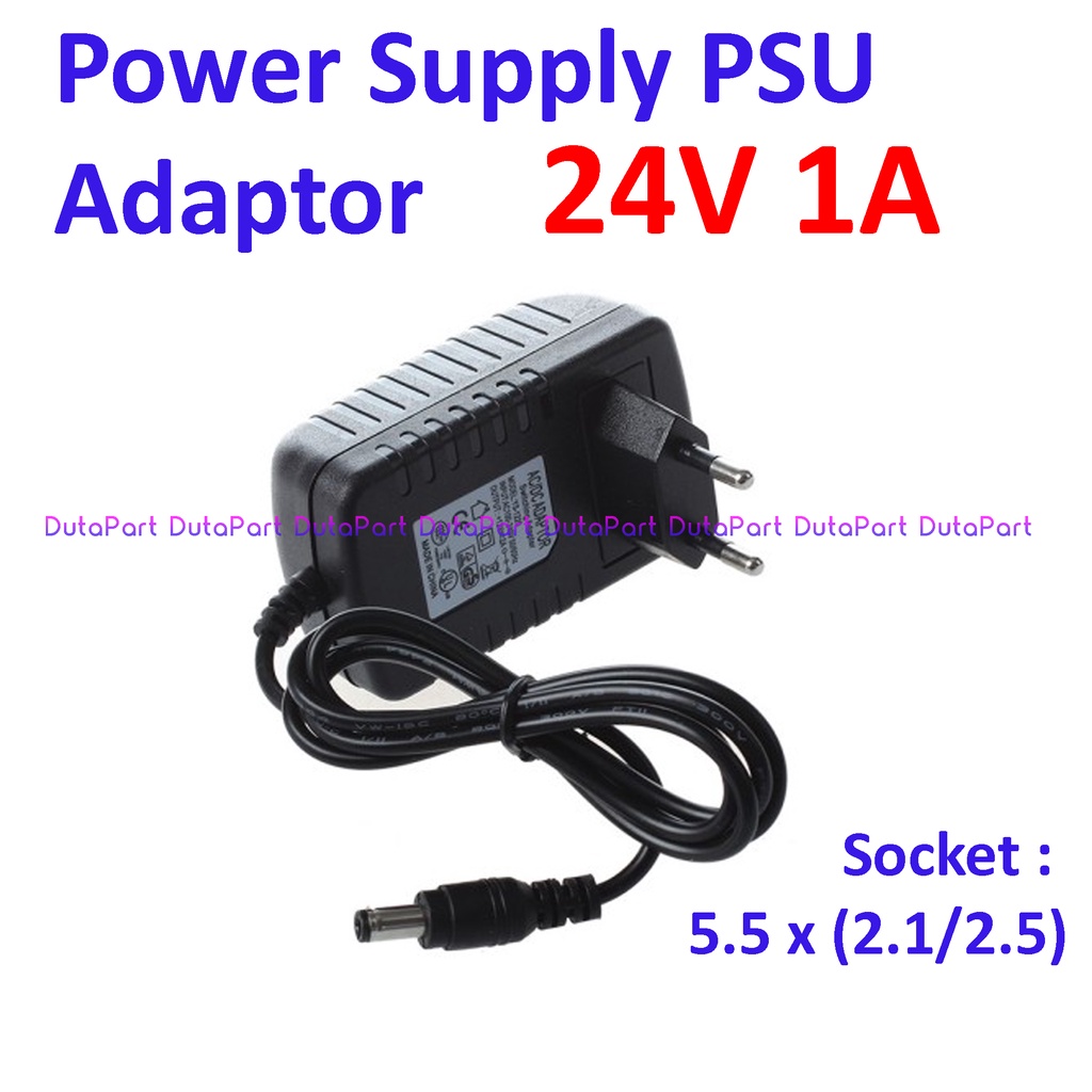 Jual Adaptor DC 24V 1A Power Supply Mist Maker Humidifier KUALITAS ...