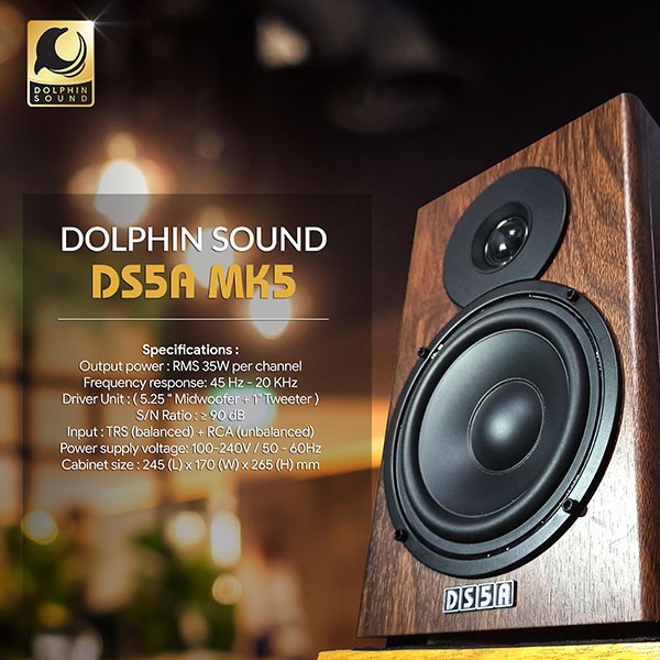 Jual speaker monitor Flat DS5A MK5 / DS5A MK5 / Dolphin Sound | Shopee ...