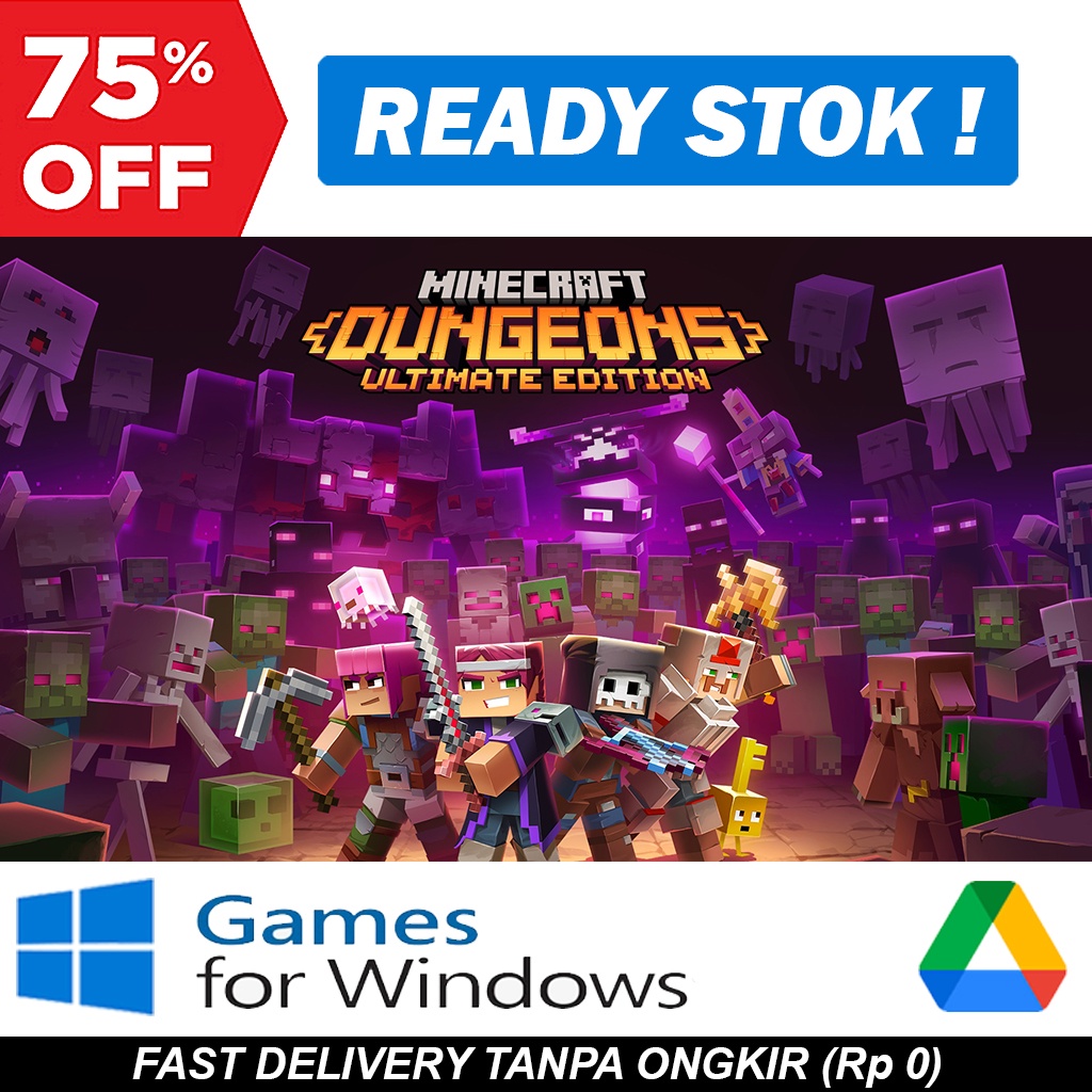 Jual Minecraft Dungeons Ultimate Edition - Pc Games | Shopee Indonesia