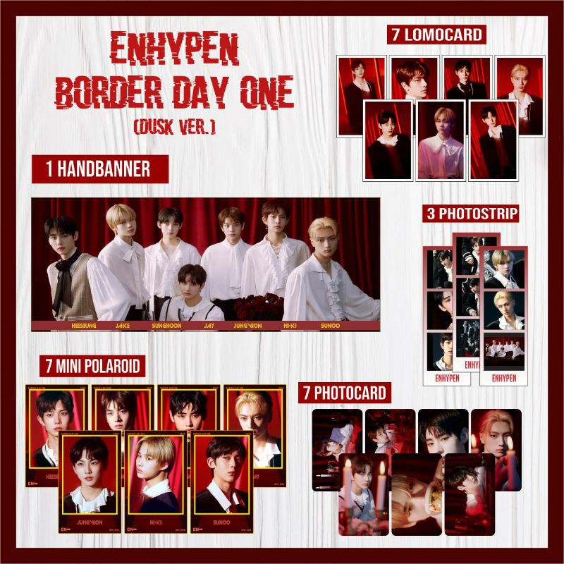 ENHYPEN BORDER:DAY ONE ポストカード ヒスン - K-POP・アジア