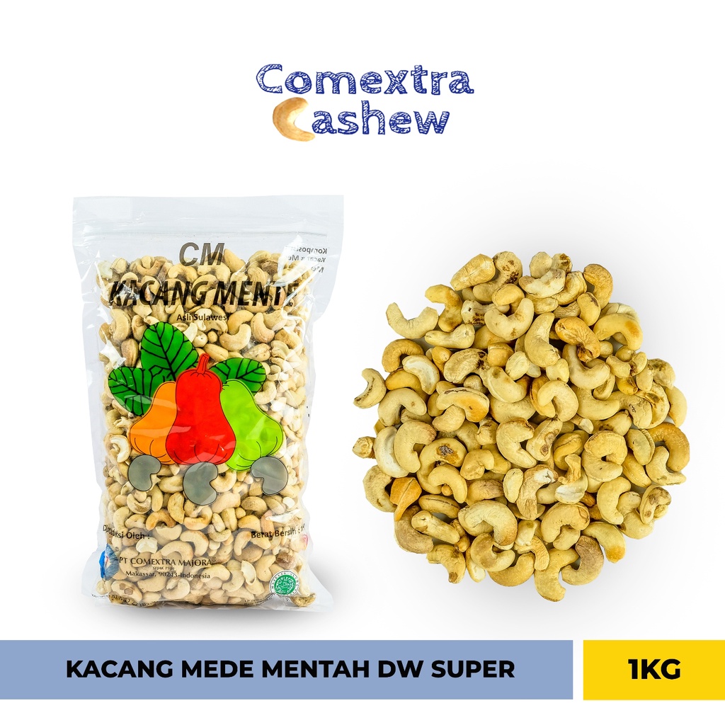 Jual Kacang Mede Comextra Mentah Utuh Dw Super Kg Sulawesi Cashew