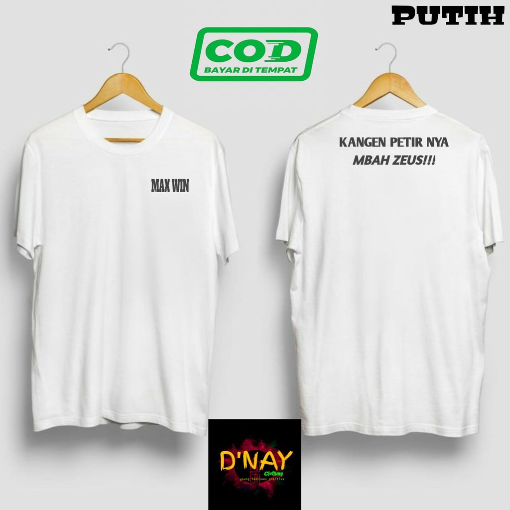 Jual Baju Kaos Oblong/dengan Kata Kata Keren Kekinian Dengan Berbagai ...