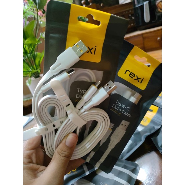 Jual Kabel Data Rexi Type C Flat Cable A Fast Charging Ka C Shopee Indonesia