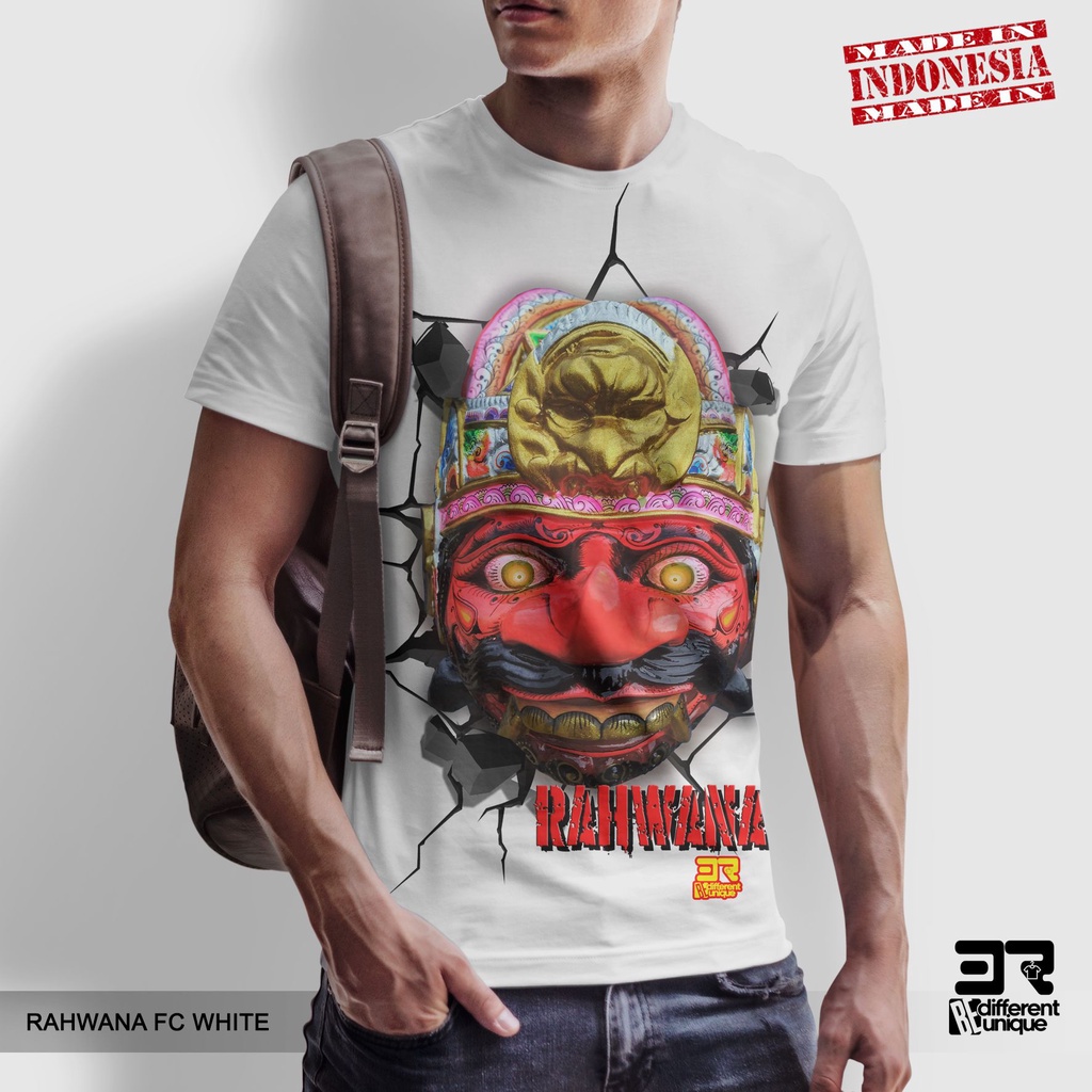 Jual [ COD ] KAOS PRINTING GAMBAR WAYANG RAHWANA WHITE - BAJU DISTRO ...
