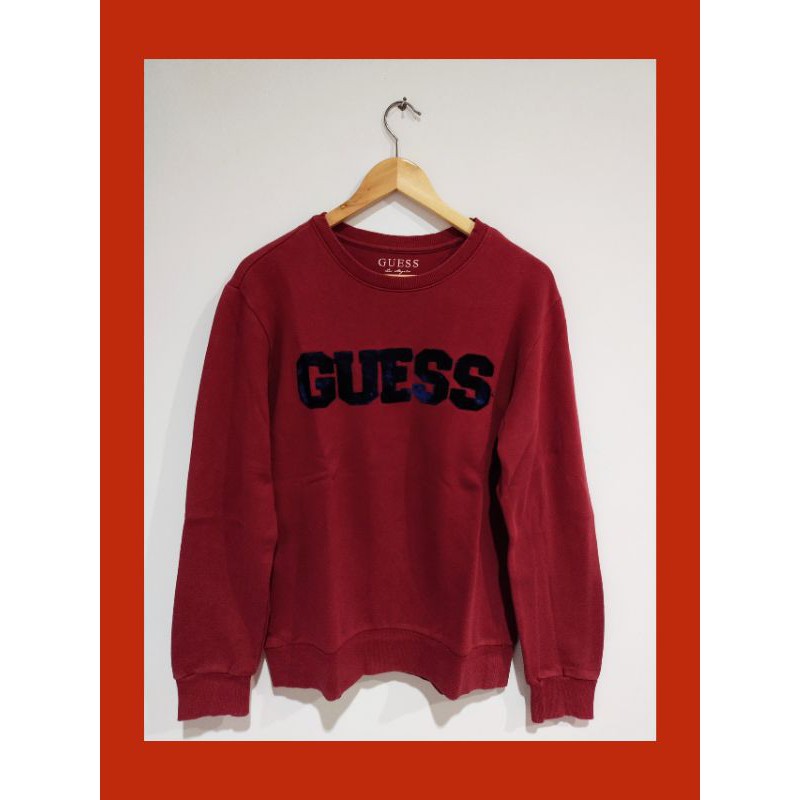 Harga crewneck guess original hot sale