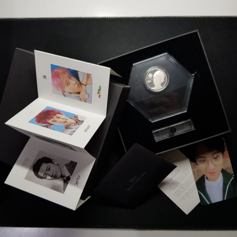 [Ready Stock] EXO Quadruple Million Seller Commemorative Medal Chanyeol  Reguler Ver.