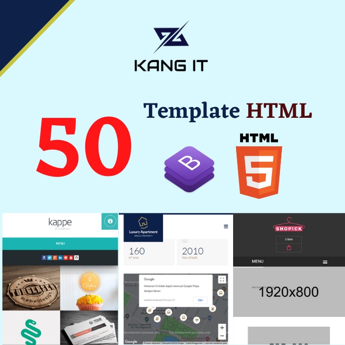 Jual 50 Source Code HTML Template Website Premium Admin Dashboard ...