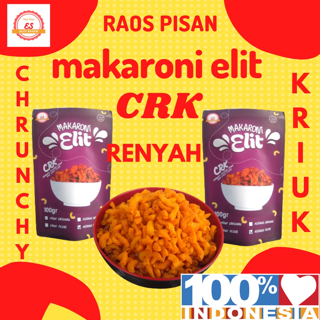 Jual makaroni macaroni makroni elit bantet kriuk spiral kerang kriwil ...