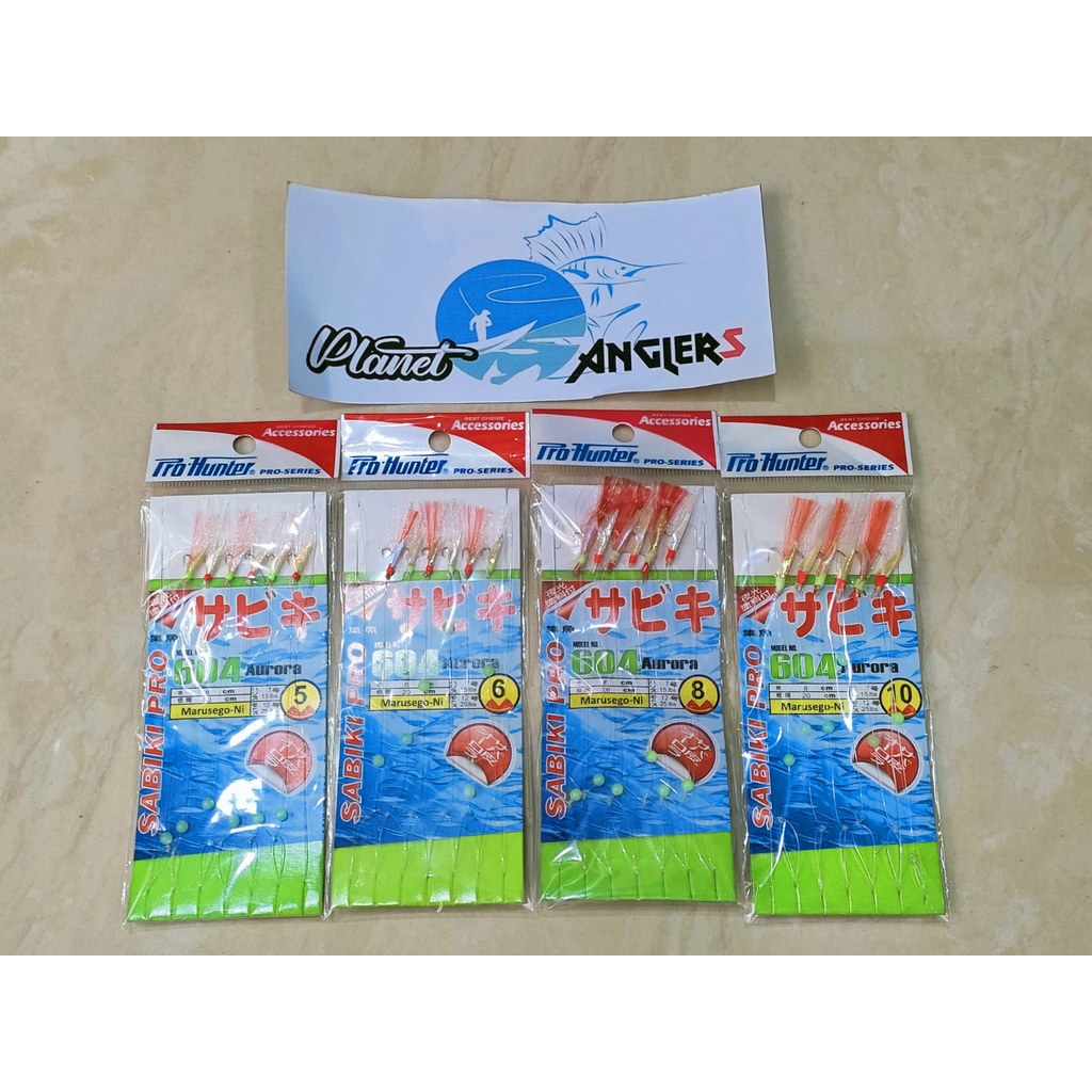 Jual Rintak Sabiki Prohunter New 604 Aurora Original(Menyala) | Shopee ...