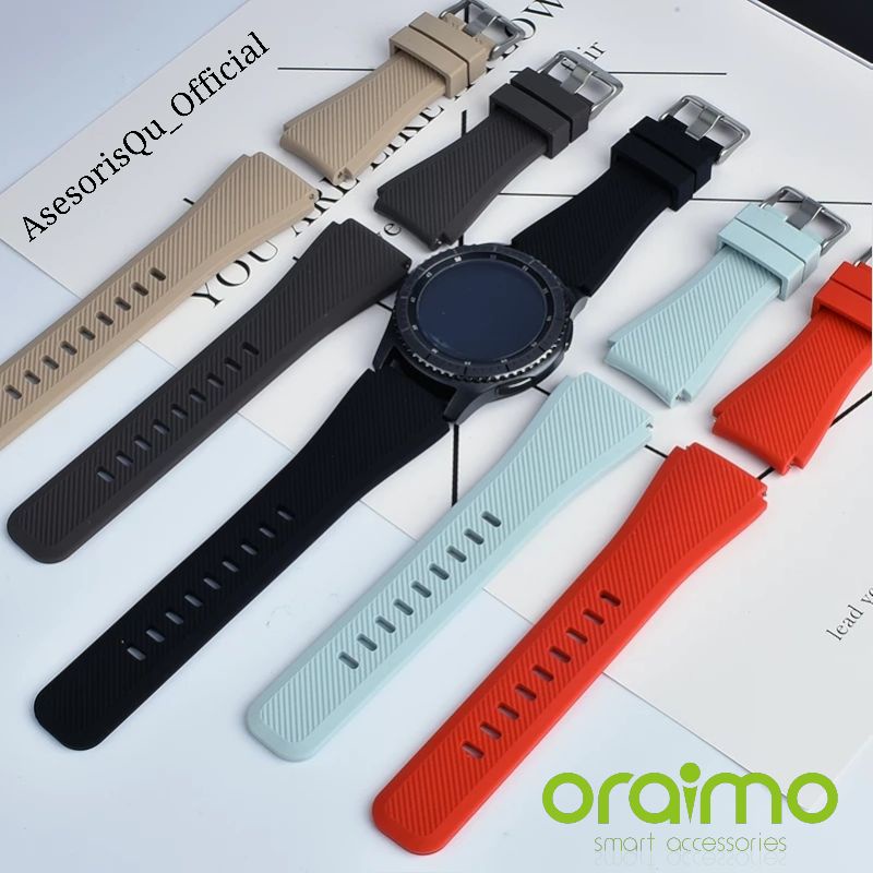 Jual Strap Silicone 22mm Silikon Oraimo Tempo W2 OSW 20 W 2 OSW20 Tali