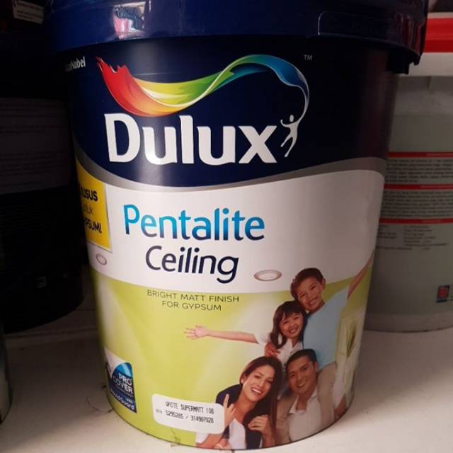 Jual Dulux Pentalite Ceiling White Supermatt 108 25kg Shopee Indonesia 0485