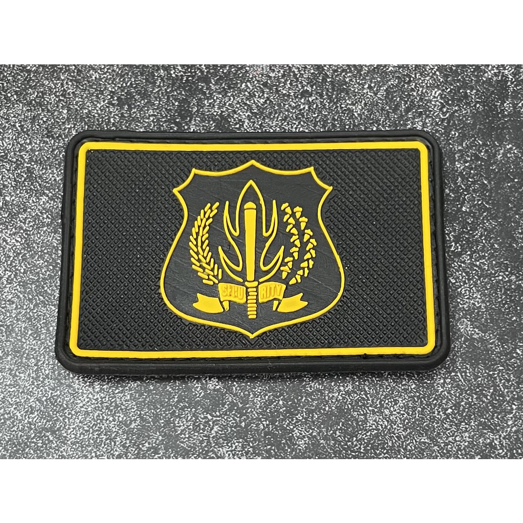 Jual Patch Satpam (Logo Kuning) - Patch Velcro Security - Prepetan ...