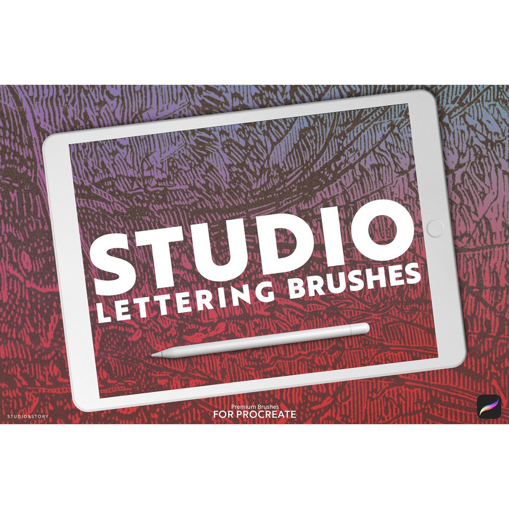 Jual Procreate Brush - 12 Lettering Studio Brushes | Shopee Indonesia