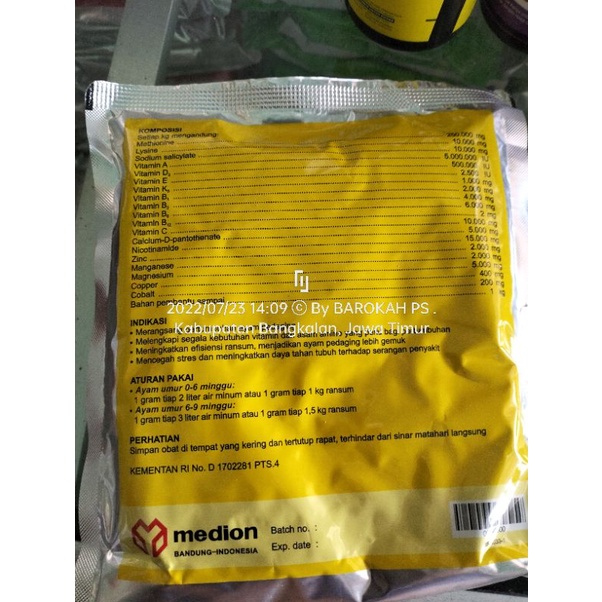 Jual Neo bro 250 g vitamin komplet ayam potong / broiler | Shopee Indonesia
