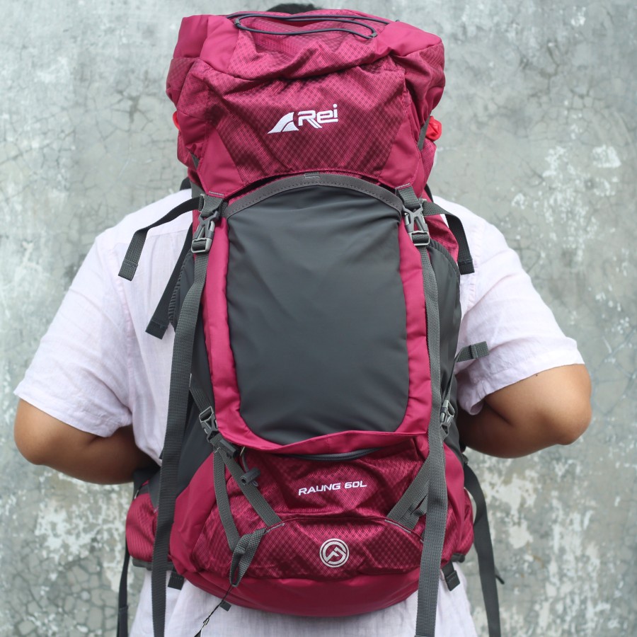 Jual TAS GUNUNG CARRIER AREI RAUNG 60 LITER INCLUDE RAINCOVER ORIGINAL ...