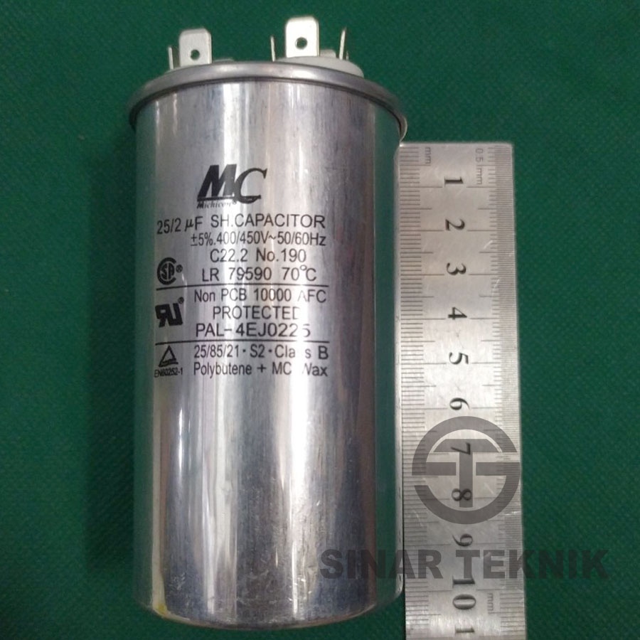 Jual Kapasitor Ac Capacitor 252 Uf Mc Original Shopee Indonesia 