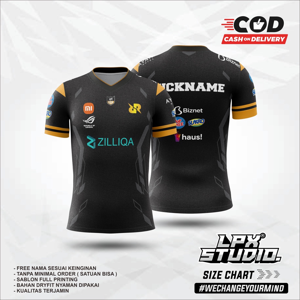 Jual Jersey Baju Rrq Esport Rex Regum Qeon New 2022 Free Name Set Shopee Indonesia 