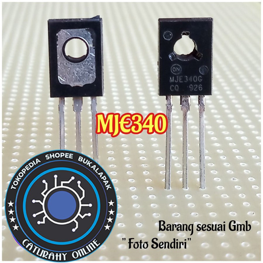 Jual transistor MJE340 mje 340 npn mje340g semiconductor semikonduktor
