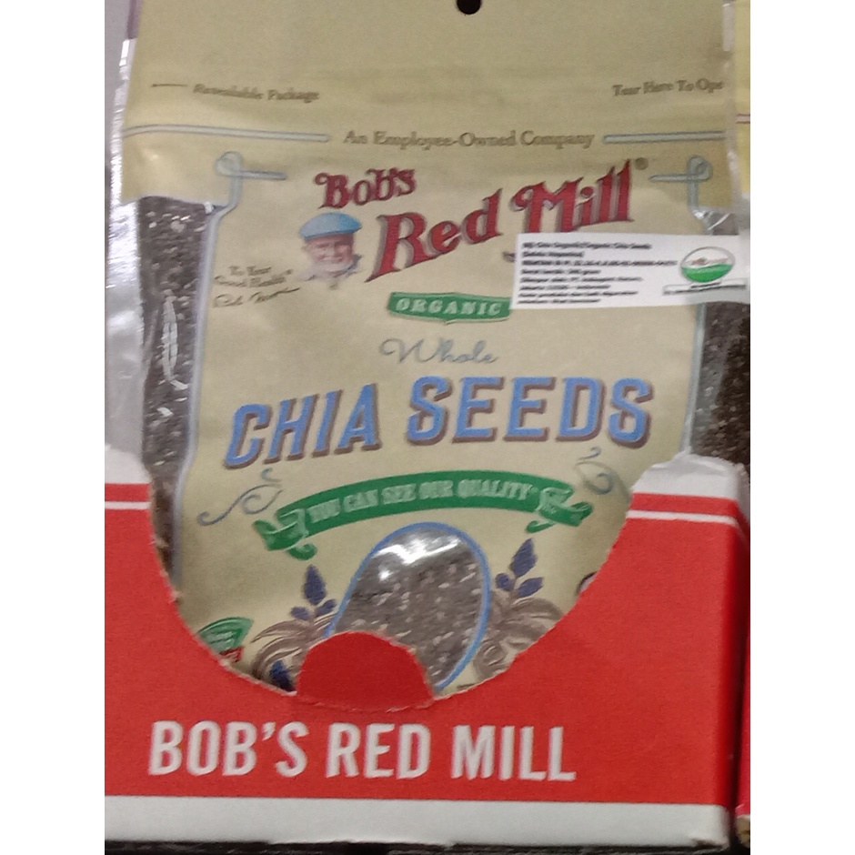 Jual Chea Seed Original USA Bobs Red Mill Organic Whole Chia Seeds ...