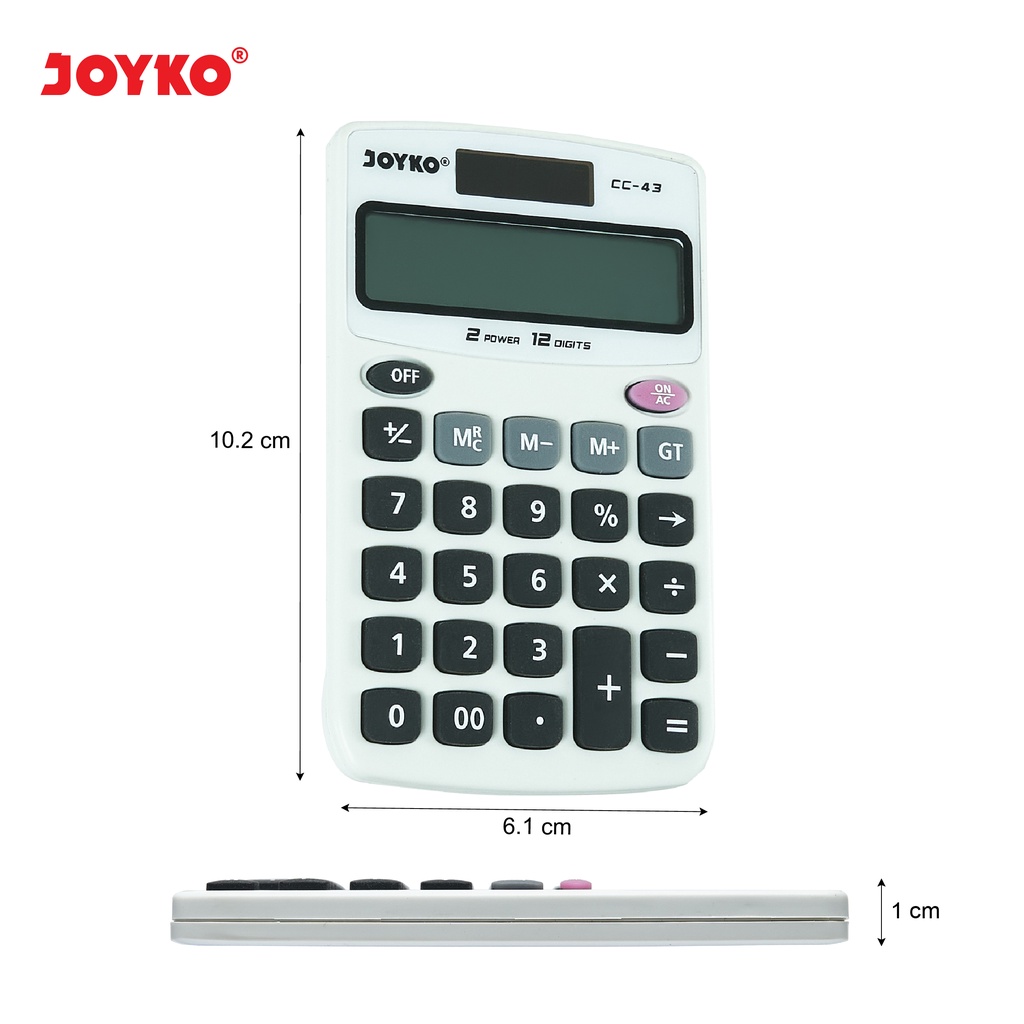 Calculator Kalkulator Joyko CC-43 12 Digits (2)