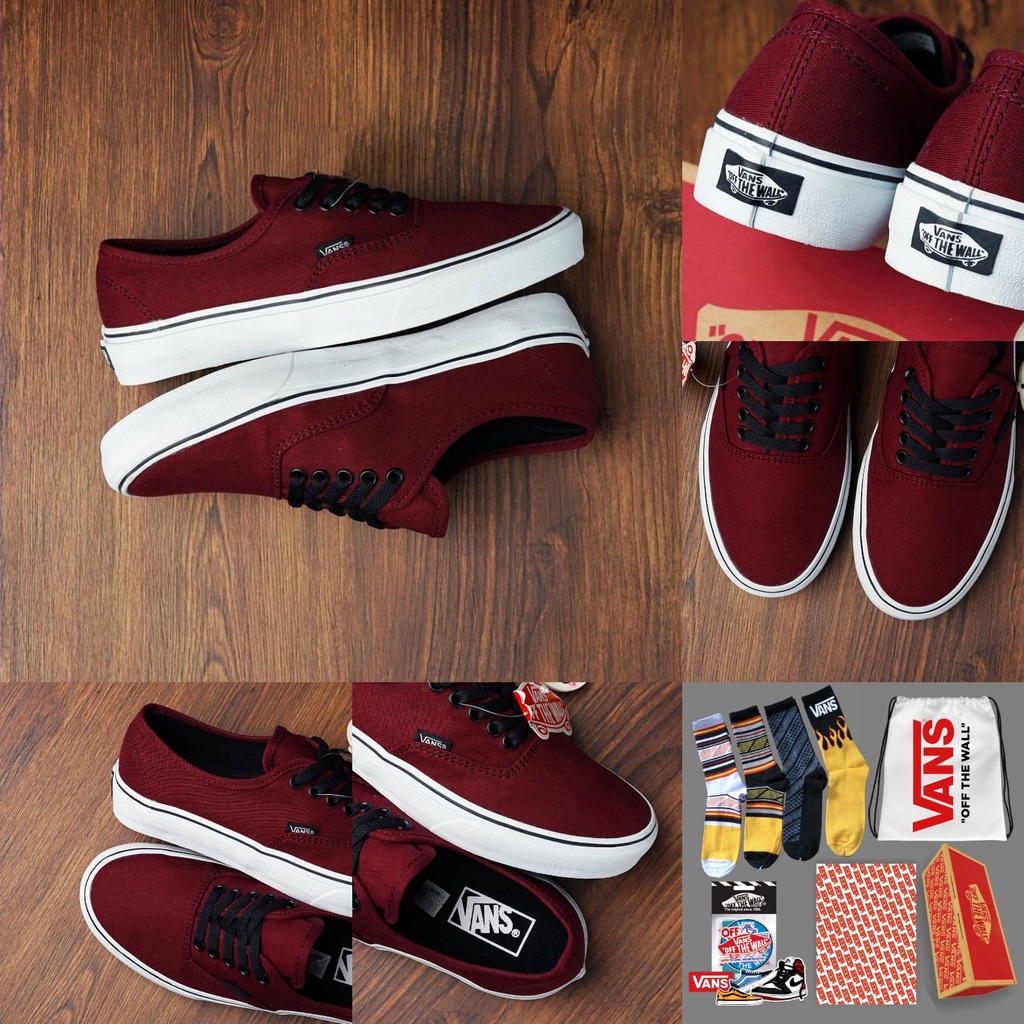 Vans mono maroon hotsell