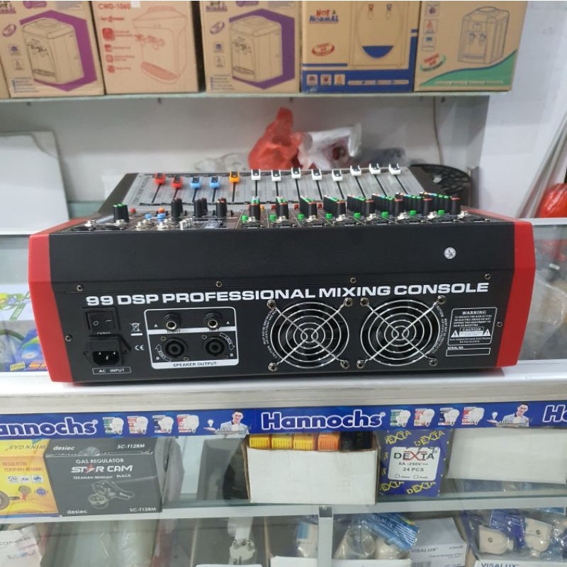 Jual Power Mixer Professional X-sys VR-80D 8 channel Mono Xsys VR80D ...