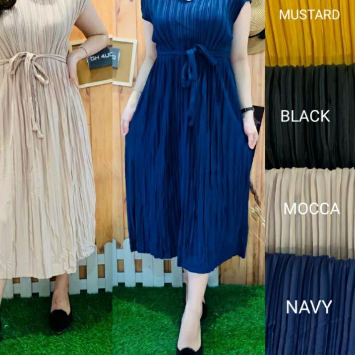 Jual Viral DASTER PLISKET /MIDI DRES REMPEL JUMBO MODEL TERBARU ...