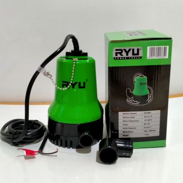 Jual RYU WATER PUMP RWP 25DC 12v/ MESIN POMPA CELUP 25DC | Shopee Indonesia