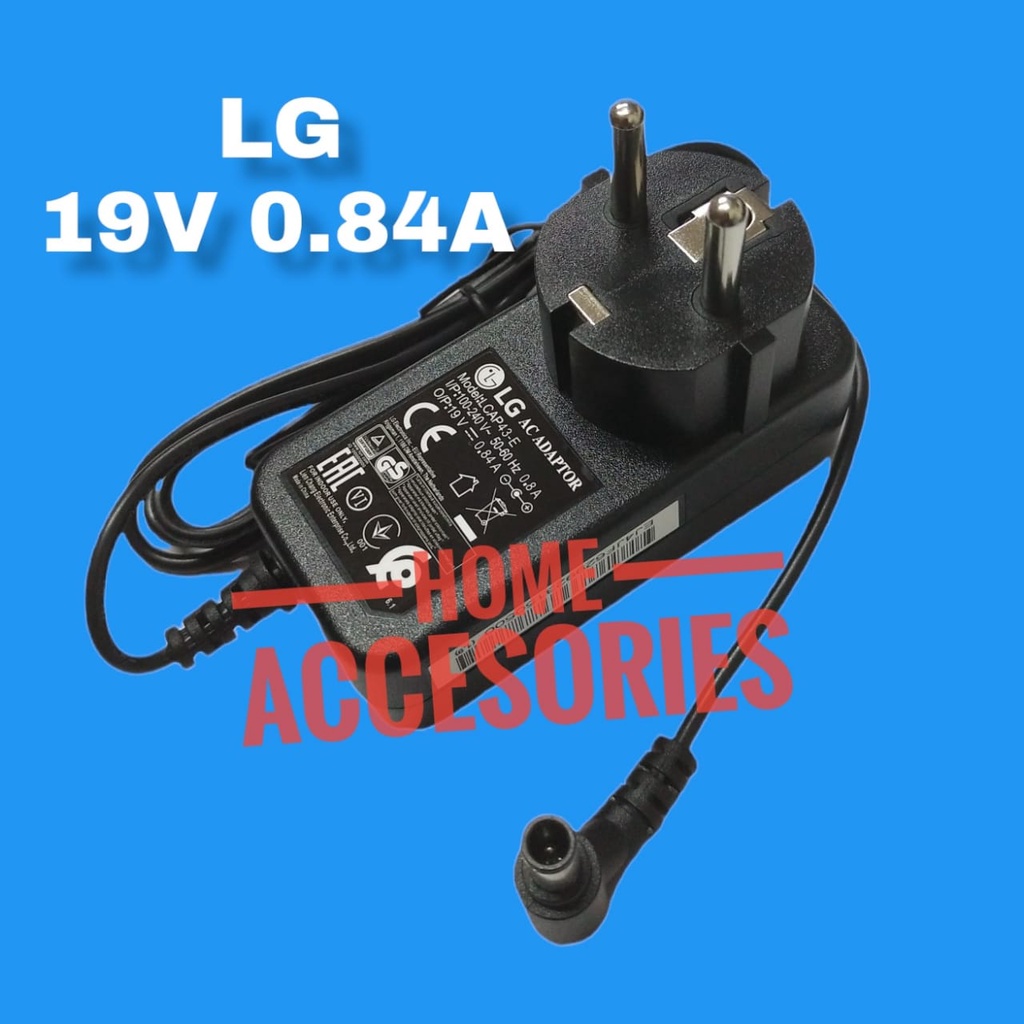 Adaptateur Secteur 19V Pour Moniteurs Et Téléviseurs LG - Remplacement Chargeur LCAP16A-E, 22EN33SA, Flatron E1942C-BN, Etc.