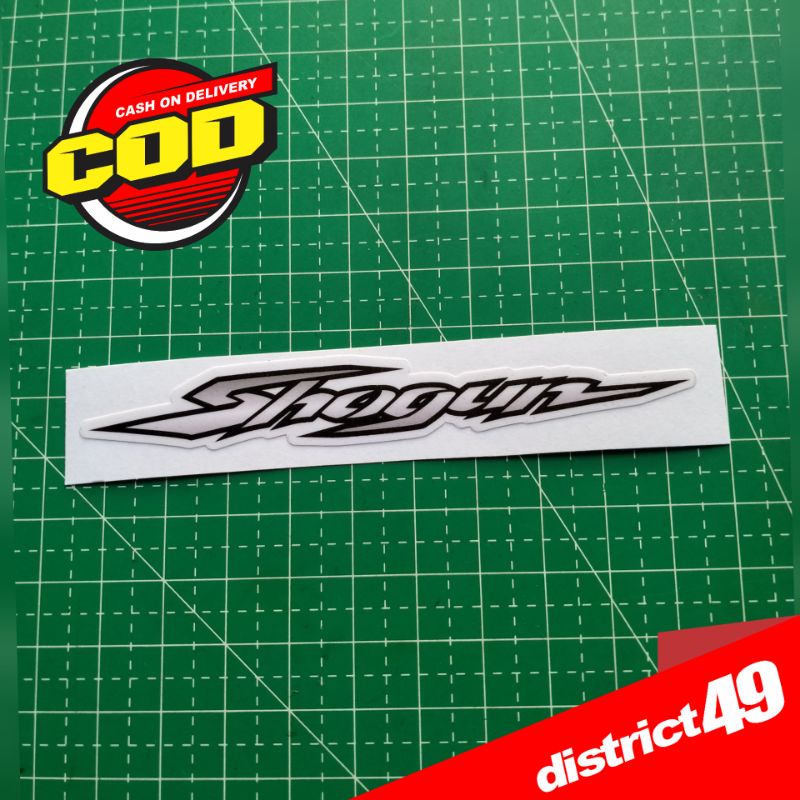 Jual Stiker SHOGUN - Stiker Print and Cut laminasi tahan air - Stiker ...
