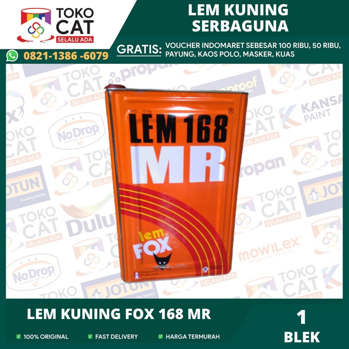 Jual Lem Kuning Lem Kayu Lem Hpl Lem Vinyl Fox 168 Mr 10kg Lem Blek Shopee Indonesia 3486