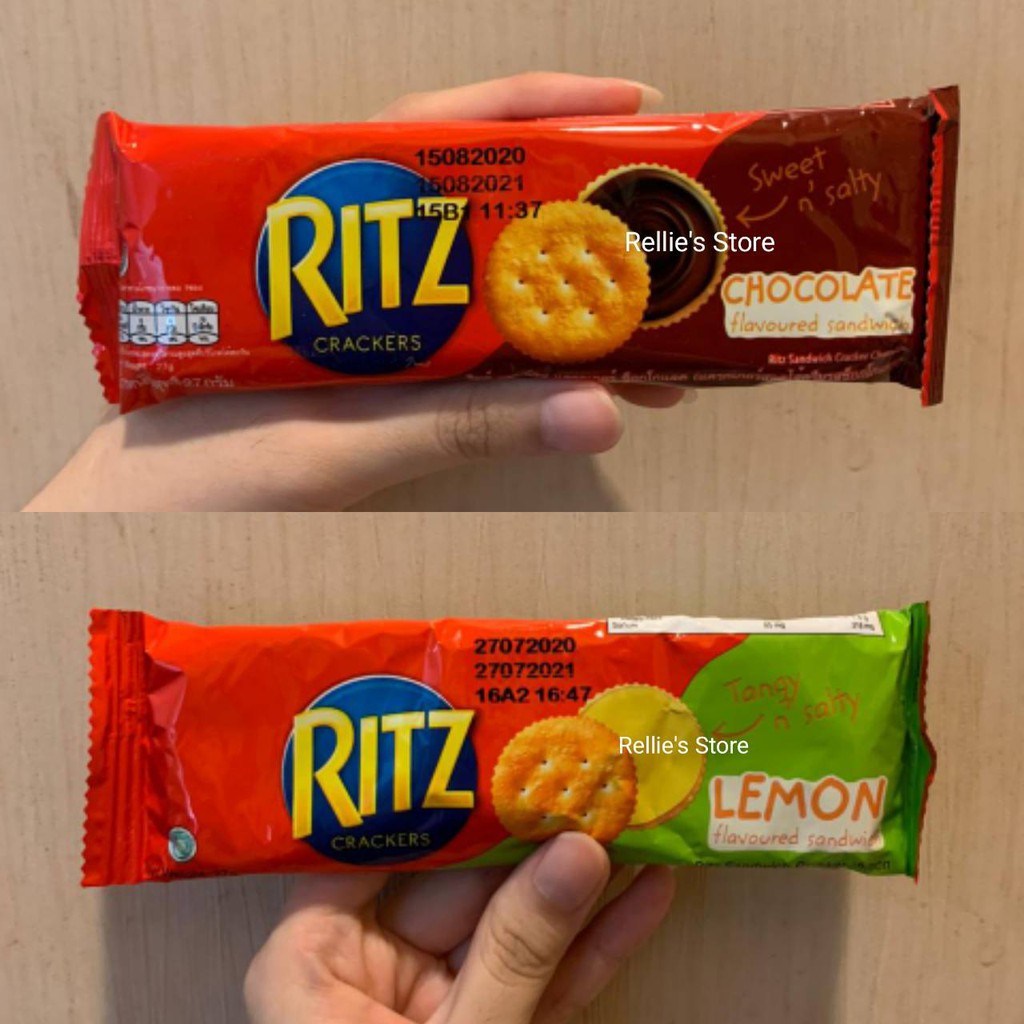 Jual [HALAL MUI] RITZ SANDWICH CRACKER LEMON / CRACKERS CHOCOLATE