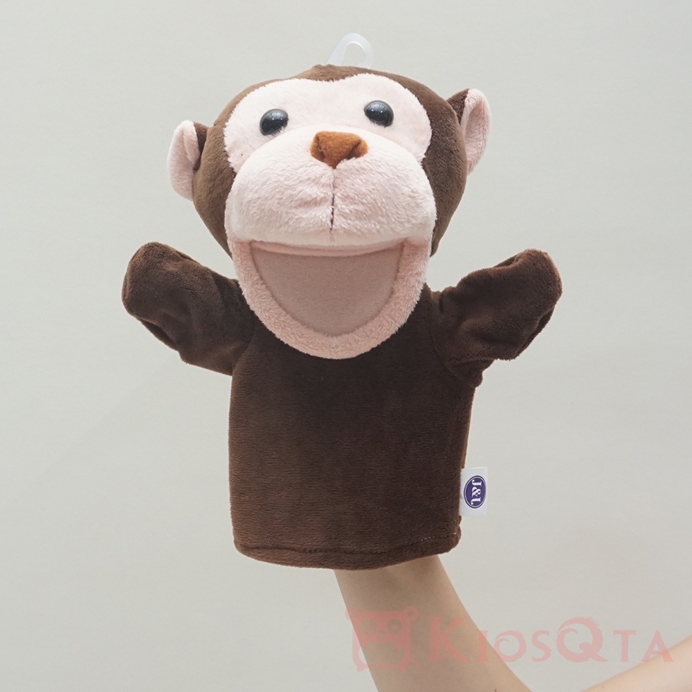 Jual Boneka tangan handpuppet monyet monkey coklat AUG | Shopee Indonesia