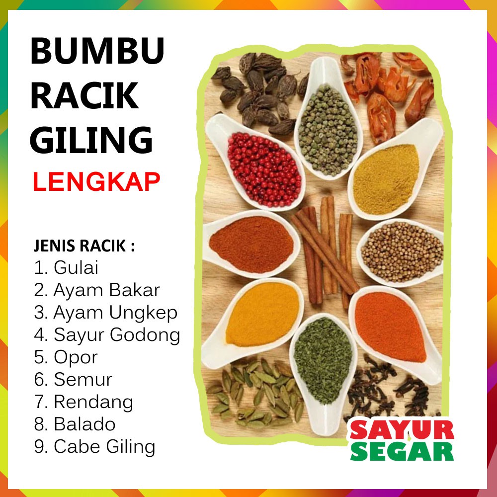 Jual Bumbu Racik Giling Basah Ayam Bakar Ayam Ungkep Balado