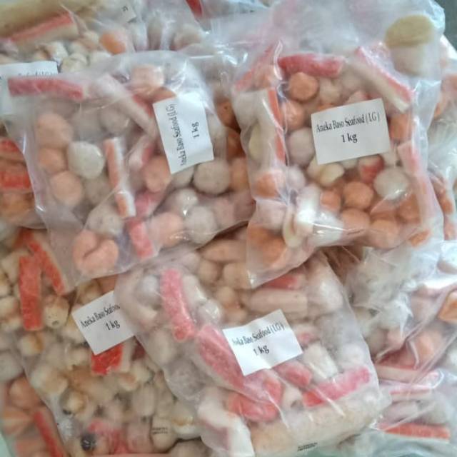 Jual Aneka Baso Seafood 1 Kg Baso Mix Cedea Shopee Indonesia