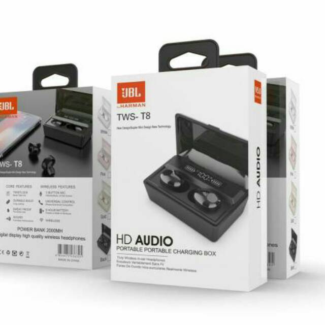 Jbl tws t8 online earbuds