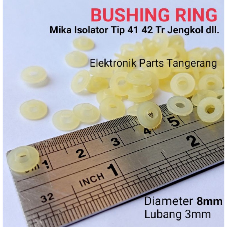 Jual PLASTIK NYLON BUSHING RING MIKA ISOLATOR TIP 41 42 DAN TRANSISTOR ...
