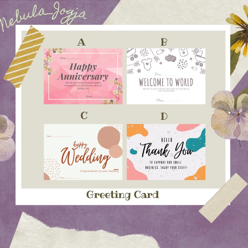 Jual GREETING CARD KARTU UCAPAN ULANG TAHUN HAPPY BIRTHDAY CONGRATS ...