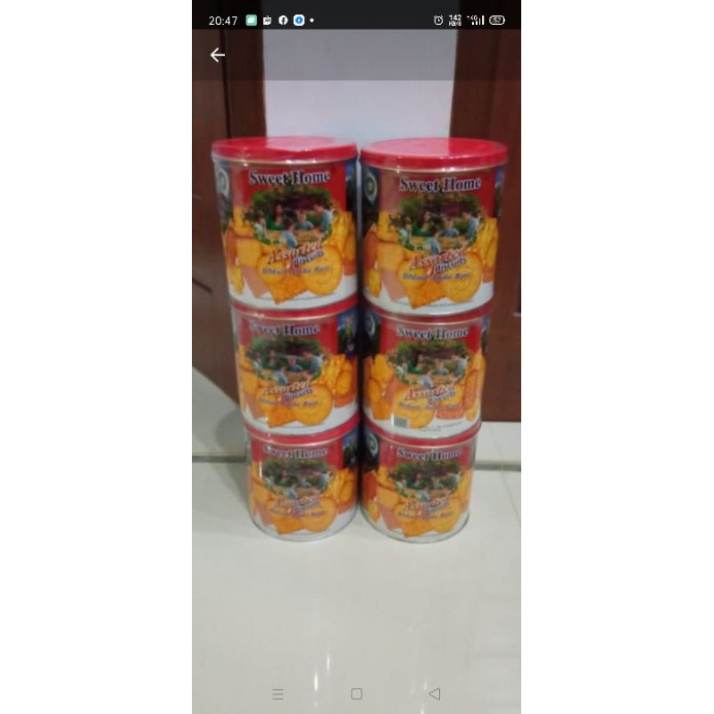 Jual roti kaleng bulat garuda sweethome 400gram | Shopee Indonesia