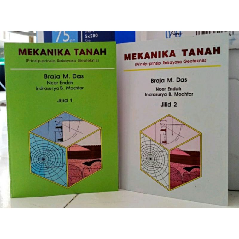 Jual PAKET MEKANIKA TANAH BRAJA M DAS JILID 1 DAN 2 | Shopee Indonesia