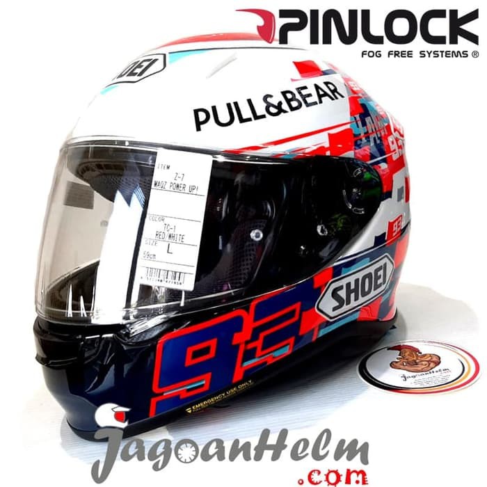 Jual SHOEI HELM Z7 MARQUEZ POWER UP Z 7 Shopee Indonesia