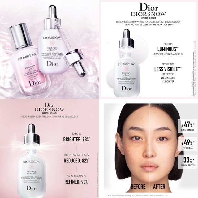 Jual DIOR DIORSNOW ESSENCE OF LIGHT SERUM 30ml Shopee Indonesia