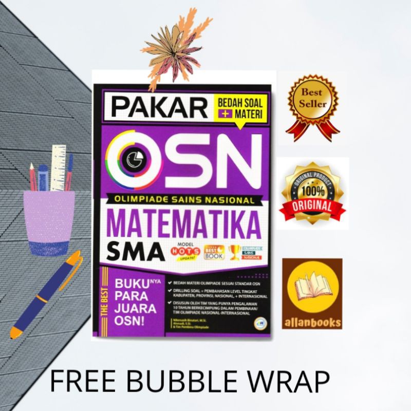 Jual BUKU BEDAH SOAL DAN MATERI PAKAR OSN MATEMATIKA SMA | Shopee Indonesia