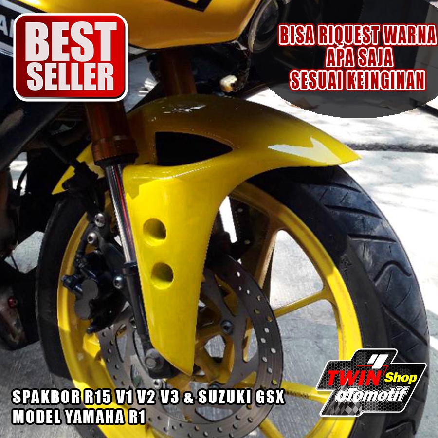 Jual Spakbor R15 V1 V2 V3 & SUZUKI GSX, YAMAHA BYSON MODEL YAMAHA R1M ...