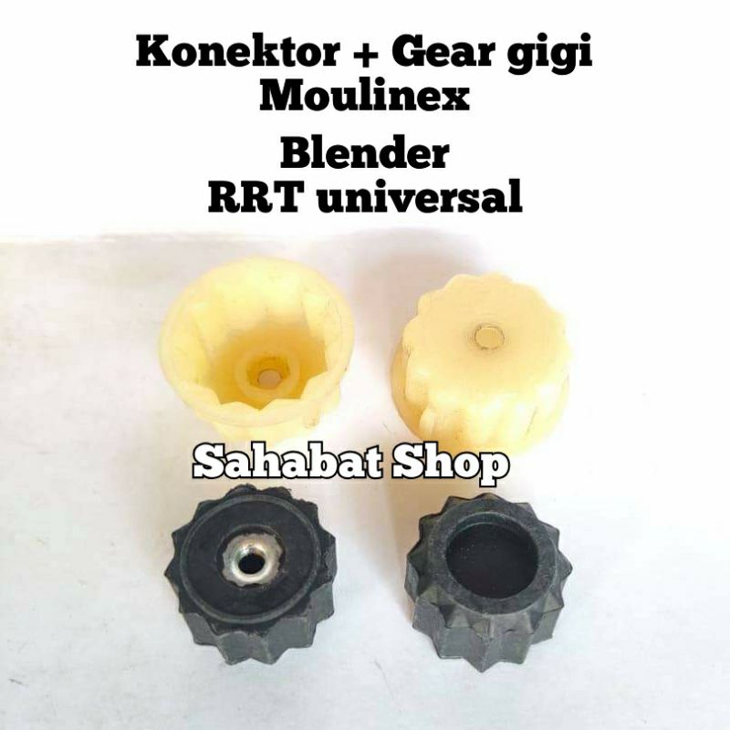 Jual KONEKTOR + GIGI GEAR KARET 1SET BLENDER MOULINEX RRT / UNIVERSAL