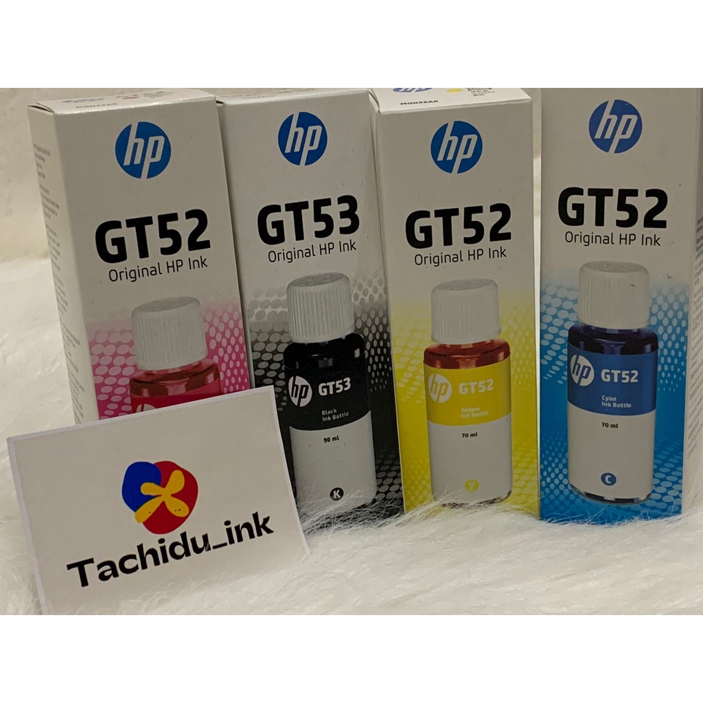 Jual Tinta Botol Tipe GT53 & GT52 Black & Color HP for HP Deskjet GT