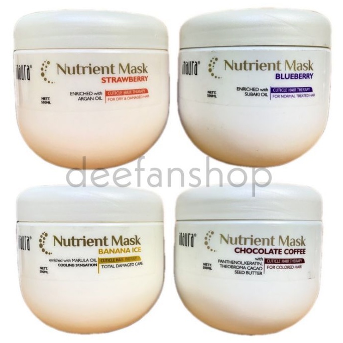 Jual INAURA NUTRIENT MASK / Masker Rambut 500gr | Shopee Indonesia