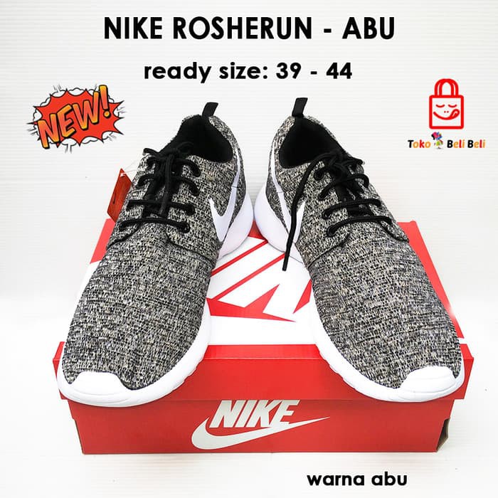 Nike roshe run abu abu sale