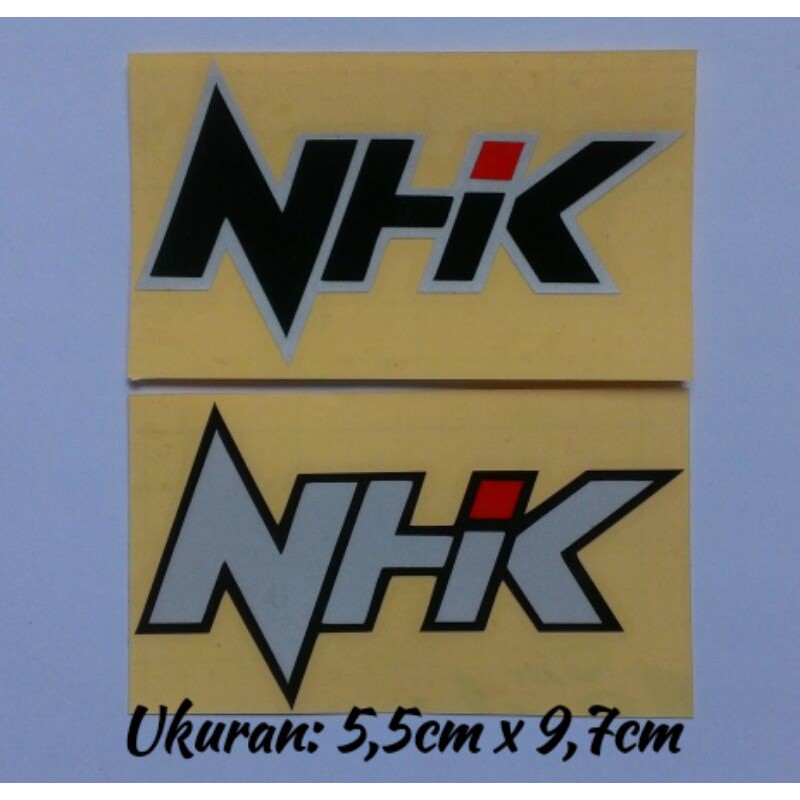 Jual STIKER CUTTING HELM NHK LOGO UNTUK AKSESORIS HELM MOTOR | Shopee